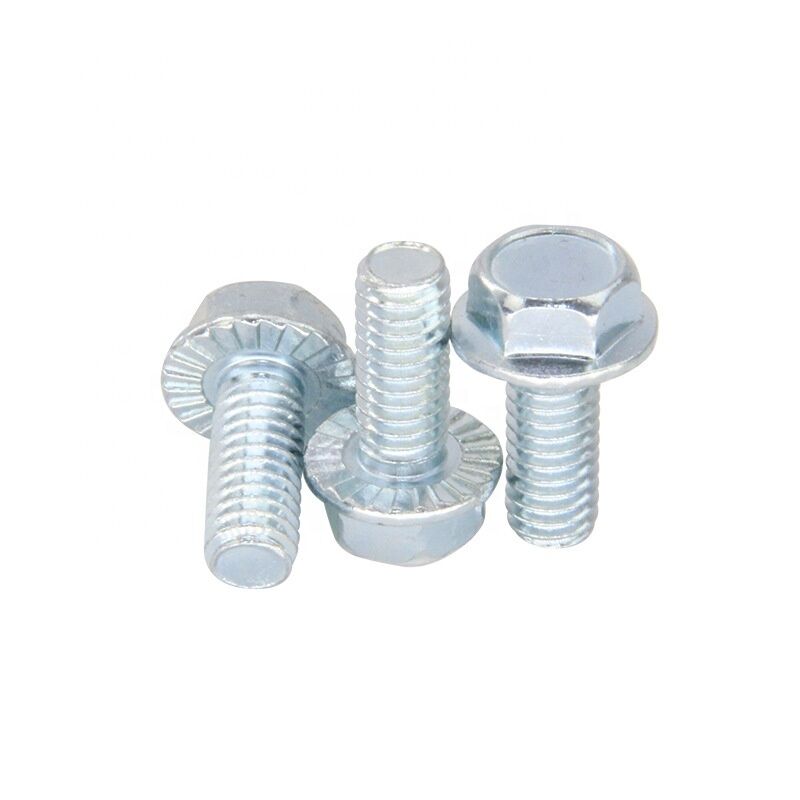 Zinc Plating Carbon Steel Flange Bolts GB5789 Standard 8.8 Grade Full Thread Hex Bolt Provided Sample