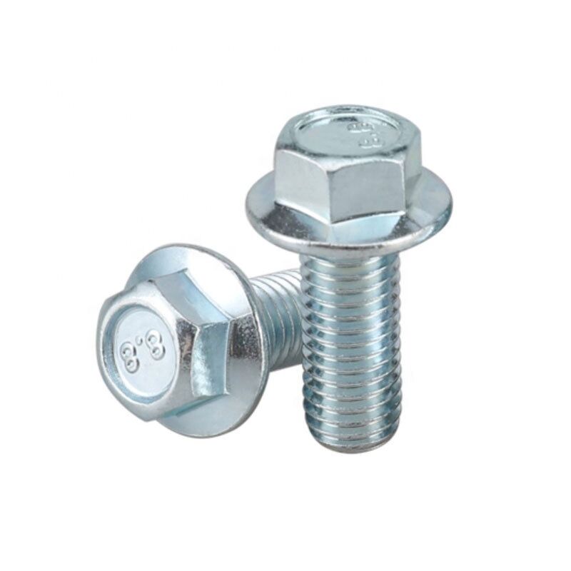 Zinc Plating Carbon Steel Flange Bolts GB5789 Standard 8.8 Grade Full Thread Hex Bolt Provided Sample