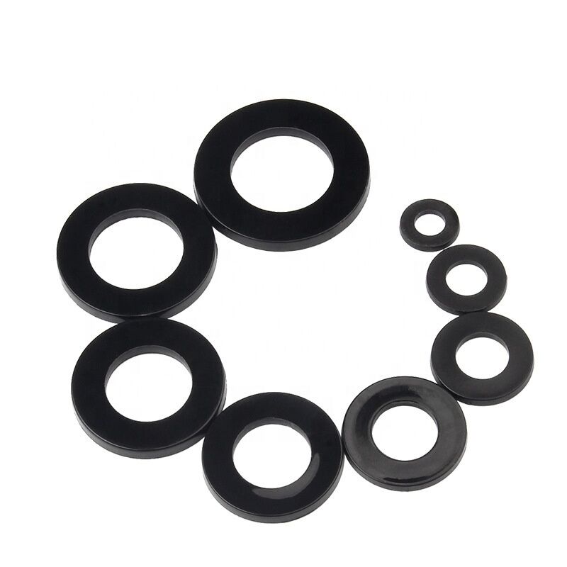 Tightening Down Fasteners Nylon Plastic Gasket for Plastic Black PA66 Shim Glass Filled