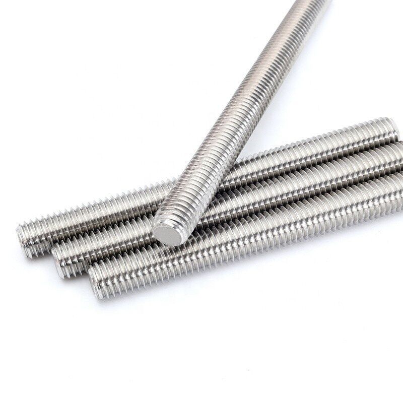 Customized Stainless Steel DIN 976 Threaded Bar Rods Bolt and Nuts Full Threaded Metric System Direct with ODM Support