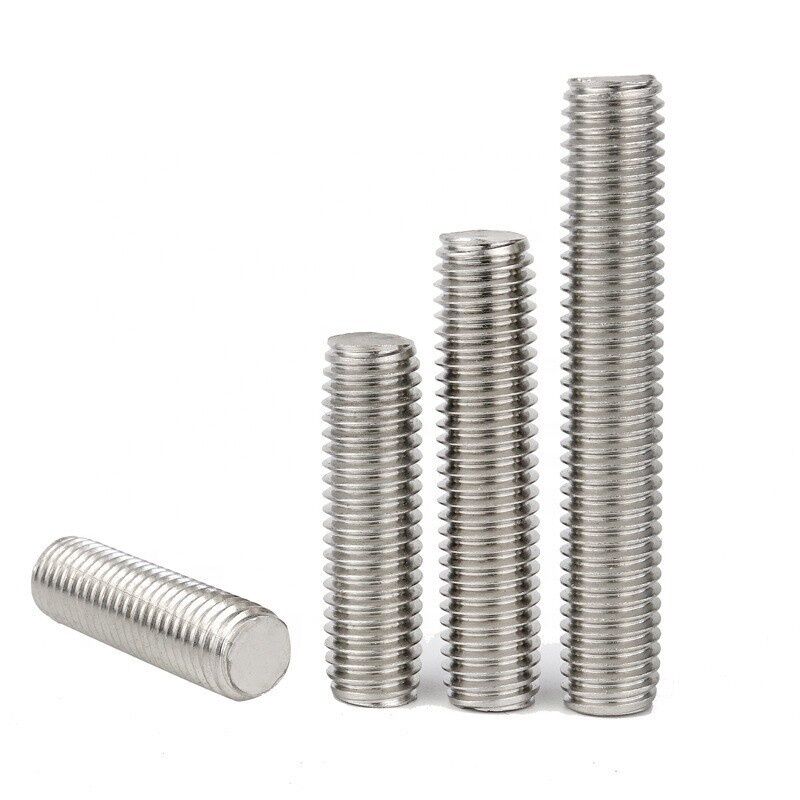 Customized Stainless Steel DIN 976 Threaded Bar Rods Bolt and Nuts Full Threaded Metric System Direct with ODM Support