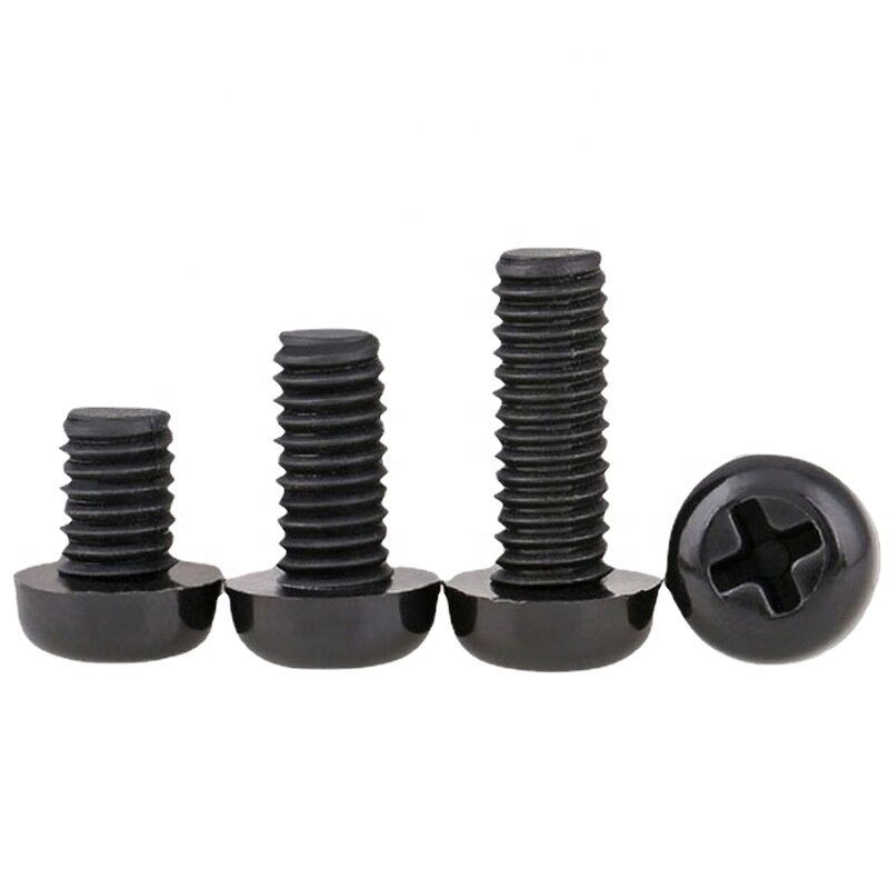 100% Inspection Before Shipment Metric Measurement System PA66 Nylon Pan Head Machine Screw with Cross Recessed Phillips