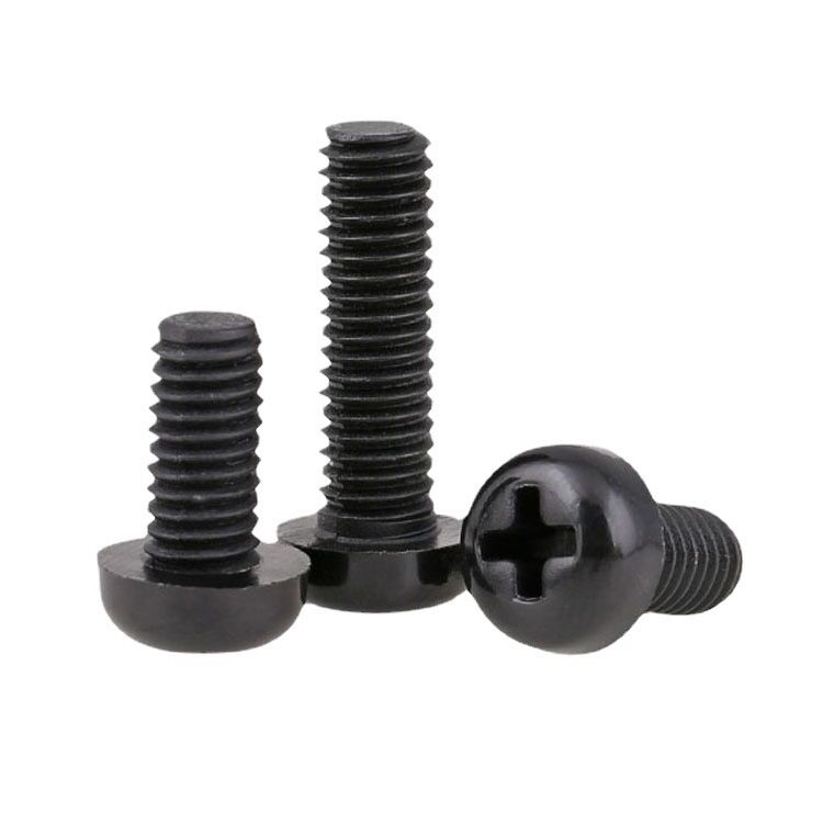 100% Inspection Before Shipment Metric Measurement System PA66 Nylon Pan Head Machine Screw with Cross Recessed Phillips